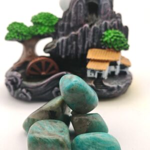 Amazonite with Smokey Quartz
