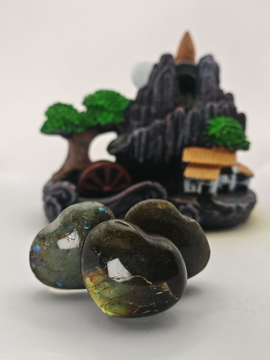 Blue Labradorite Hearts - Image 2