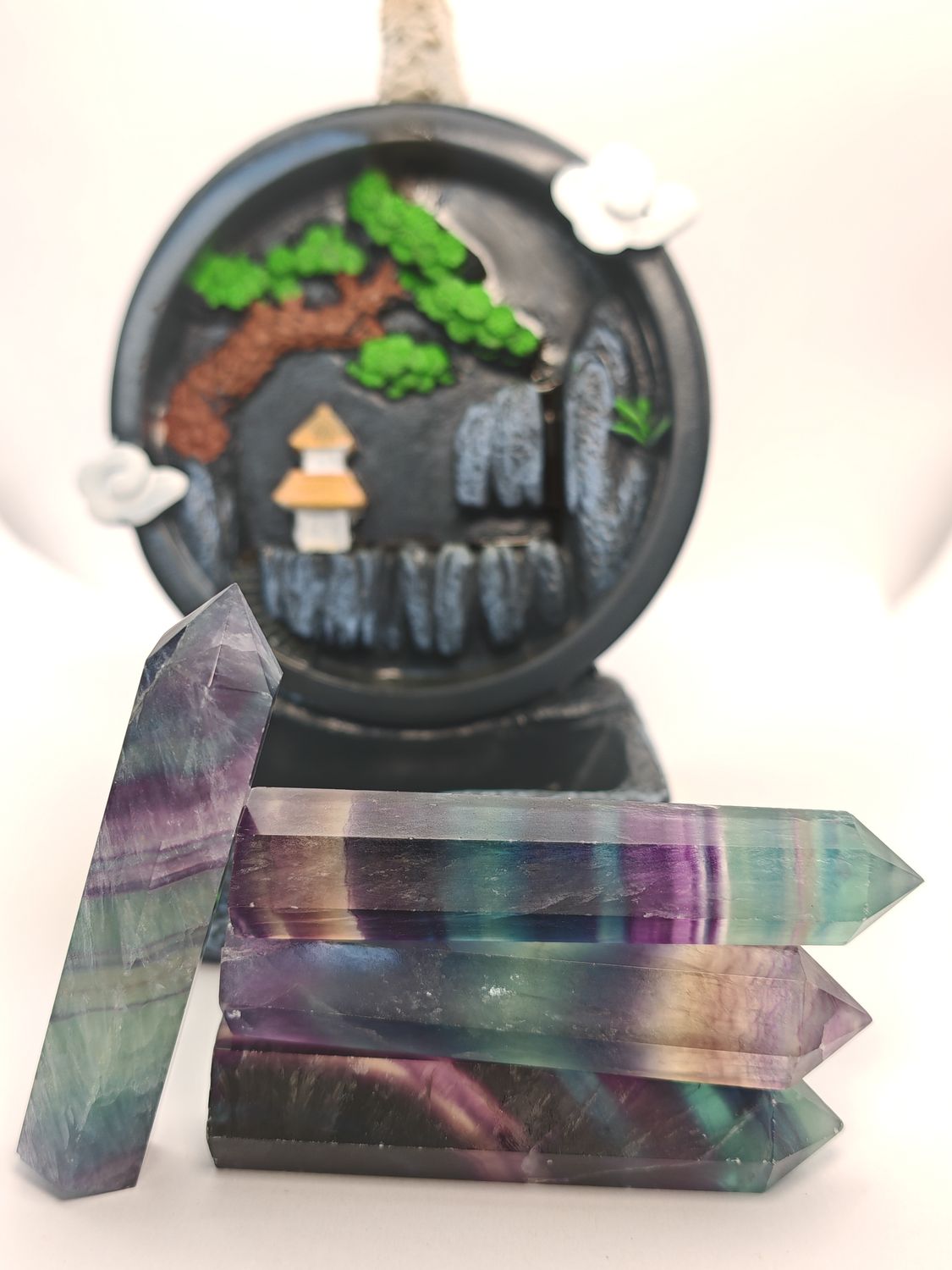 Rainbow Fluorite Tower