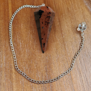 Red Snowflake Obsidian